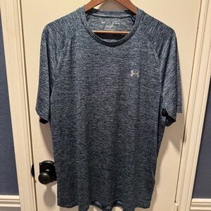 Under Armour Men's Heathered Blue Tee